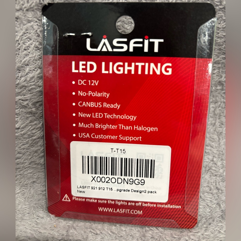 LASFIT 921 LED Bulb Reverse Lights 912 T15 Back Up Light CANBUS Error Free W16W - Picture 9 of 9